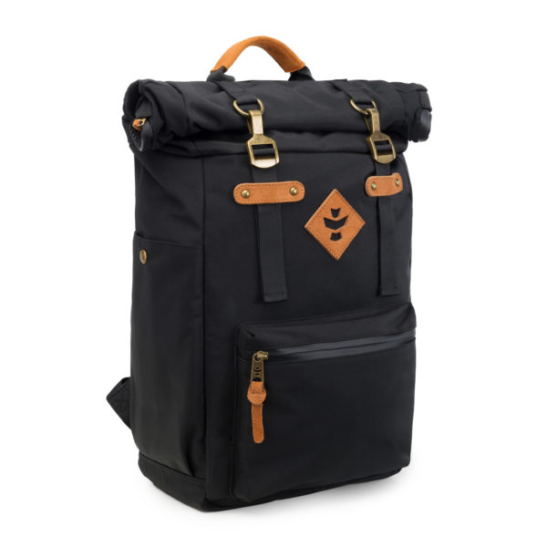 The Drifter Black Rolltop Backpack Bag by Revelry Supply UK