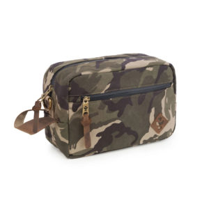 Brown Camo The Stowaway (Canvas Collection) Toiletry Kit by Revelry Brown Camo